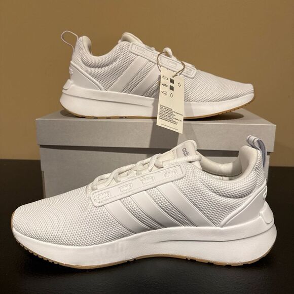 Adidas Racer TR21 Running Shoes White Low Top Sneakers Gx4207 Women’s Size 8 - Picture 2 of 5